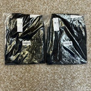 Lot of 2- AE Mens Slim Straight Flex Black Chinos Khaki Pants sz 29x34 NWT